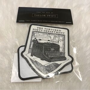 🎵NIP! Taylor Swift The Tortured Poets Department TTPD Patches